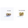 0.3M 30T 4mm Copper Step Worm Gear Wheel 0.3M Worm 0.98mm DIY Model Reducer Accessories