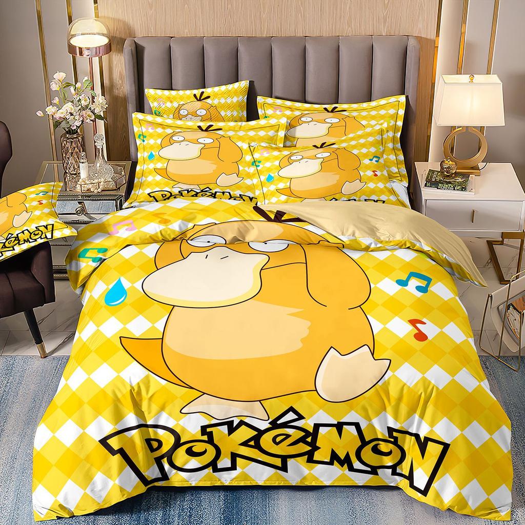 3D Printed Quilt Cover Three-Piece Set Four-Piece Set Children'S Cartoon Duvet Cover