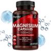Magnesium Supplement, 1000 Mg, Supports Musculoskeletal Health, Relieves Fatigue