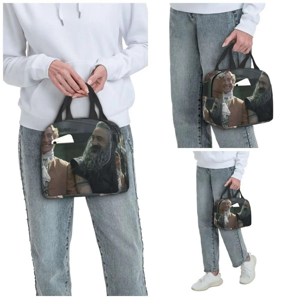 Death Gentlebeard Blackbeard Stede Bonnet Insulated Lunch Bag for Kids School Cooler Thermal Food Box Tote Leakproof