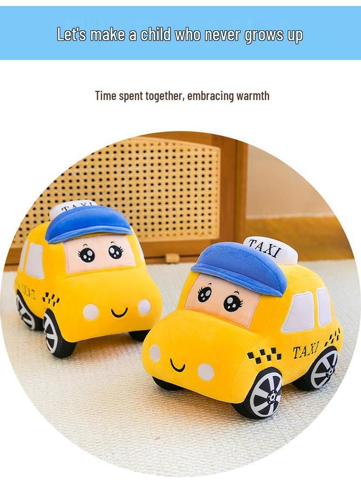 Cartoon Auto Kissen: Polizei, Krankenwagen, Taxi Plüschtiere - Foto Requisite & Kindergartendekoration Geschenk