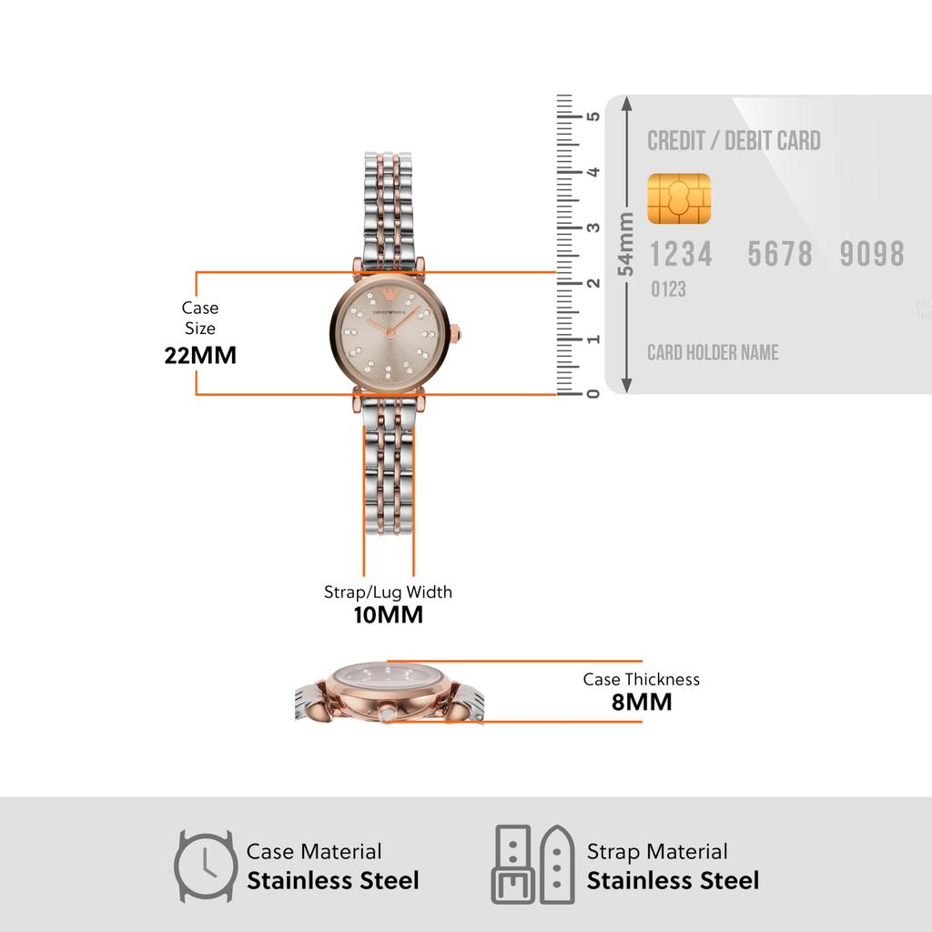 Uhr AR1841 Mehrfarbig [Emporio Armani] Damen