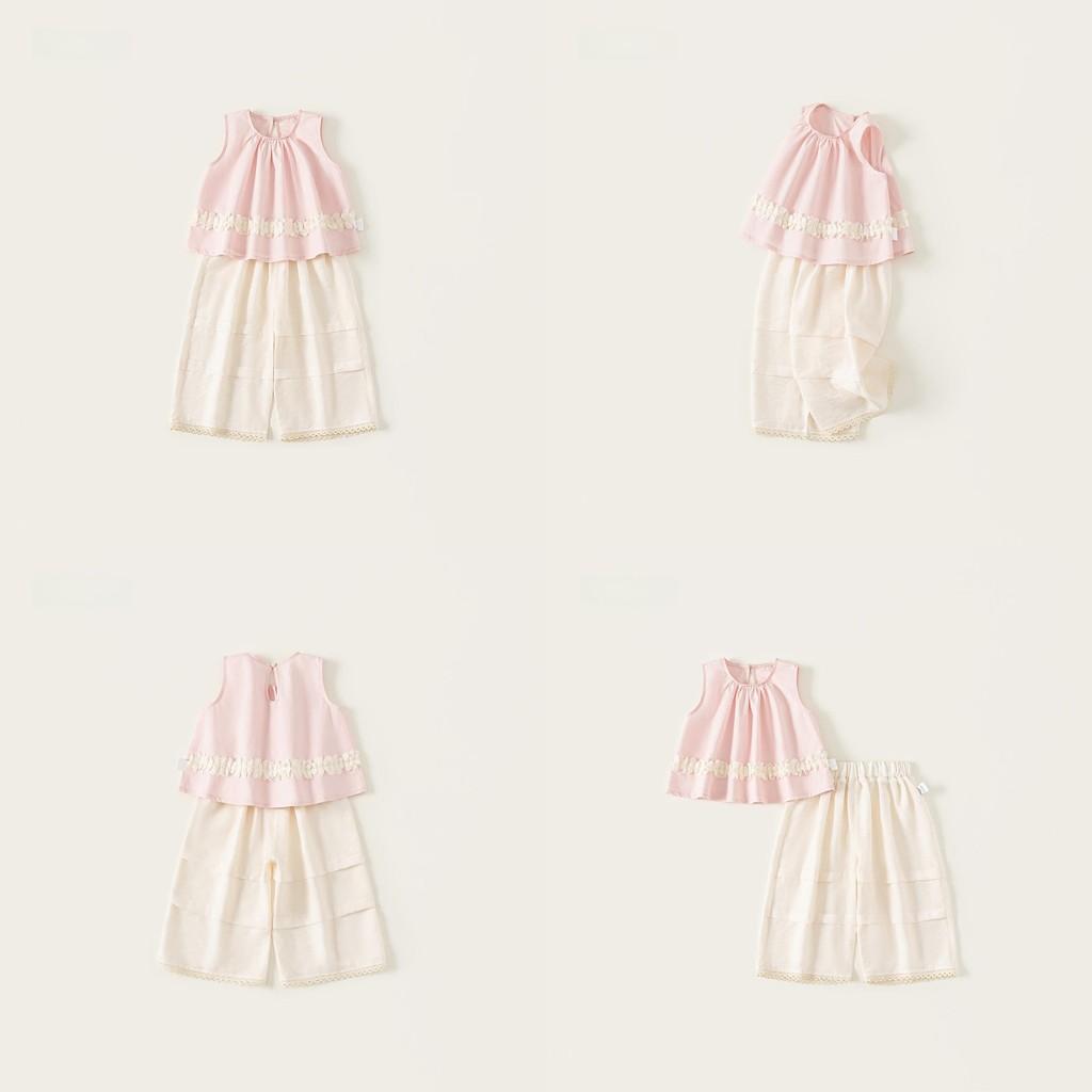 Girl Toddler Summer Sleeveless Cotton Fruits Pajama Set For Kids