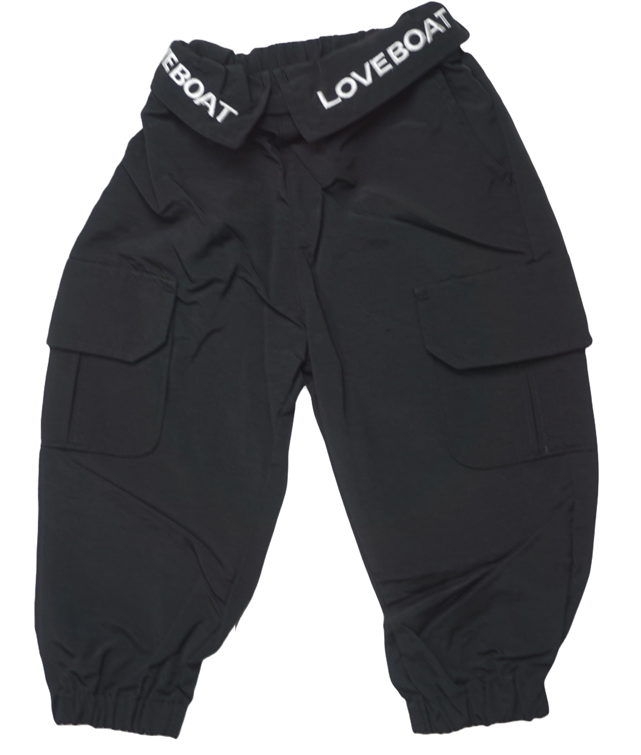 

Takihyo LOVE BOAT Cargo Pants, Nylon, Children s Clothing for Girls, Black