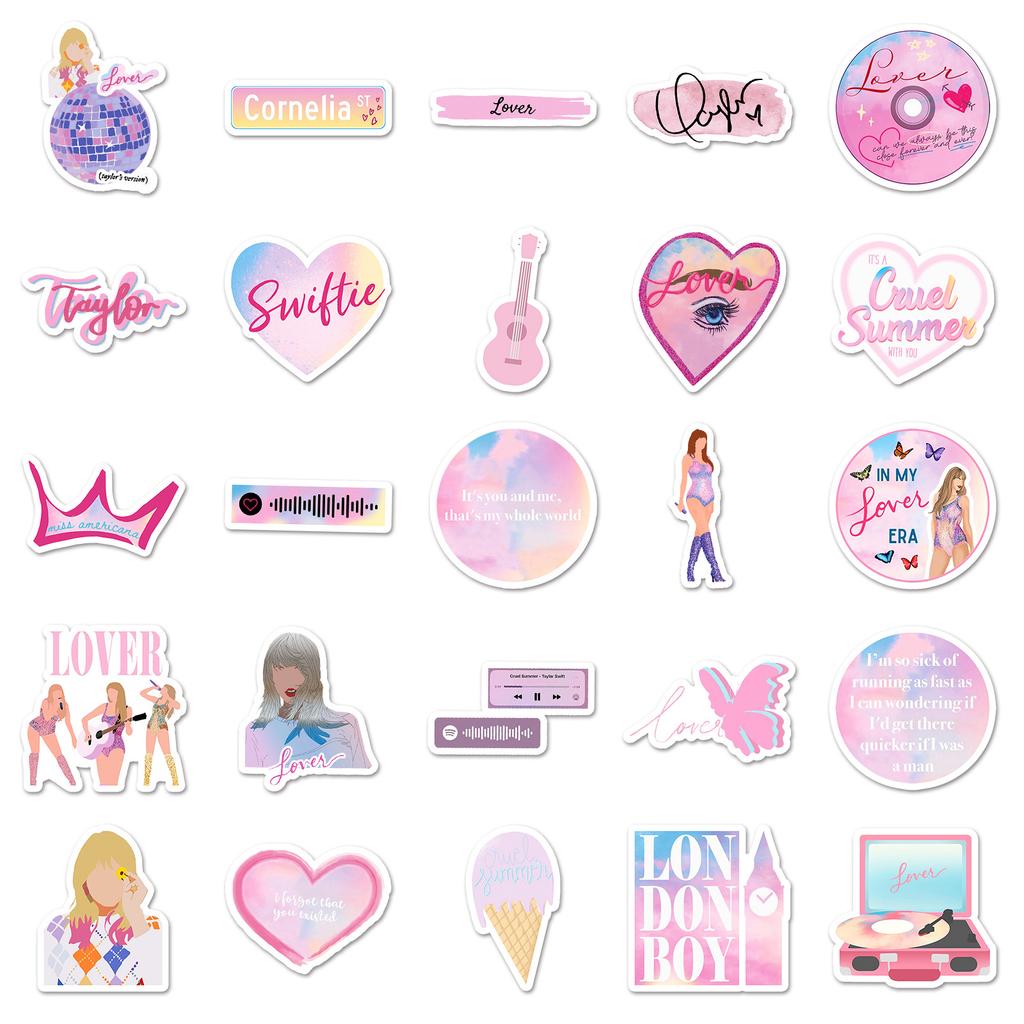 Fun Sticker Pack For Water Bottles, Luggage, Laptop, And Phone Case Decoratio
