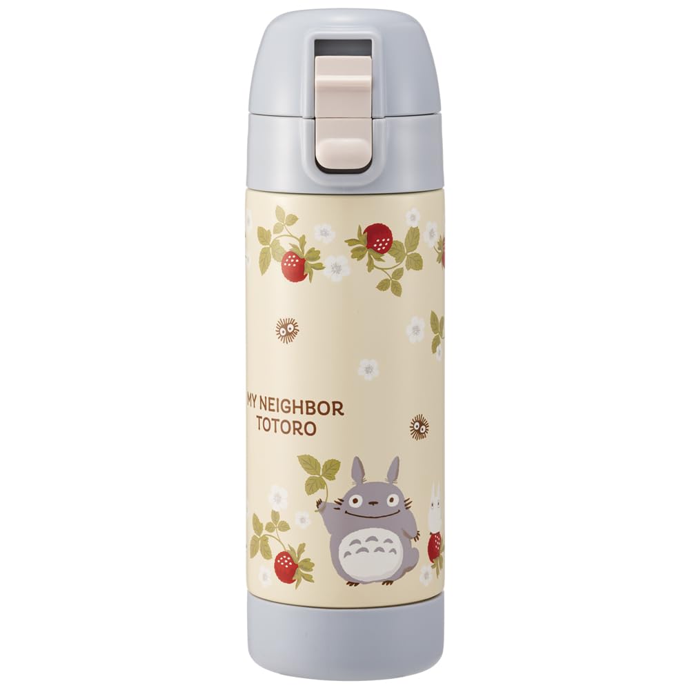 

Skater Lightweight Water Stainless Single Mug For Room Healthy My Neighbor Studio Bottle, Steel, Layer, Bottle, Temperature, 500ml, Drink, Totoro,
