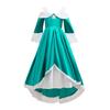 Kinder Prinzessinnenkleid Kostüm Leichtes Polyesterkleid Bühnenauftritt Und Tägliches Outfit für Halloween Cosplay Geburtstagsparty