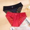 Women Floral Lace Underpants Transparent Hollow Lace Panties Seamless Briefs Sexy Panties for Women