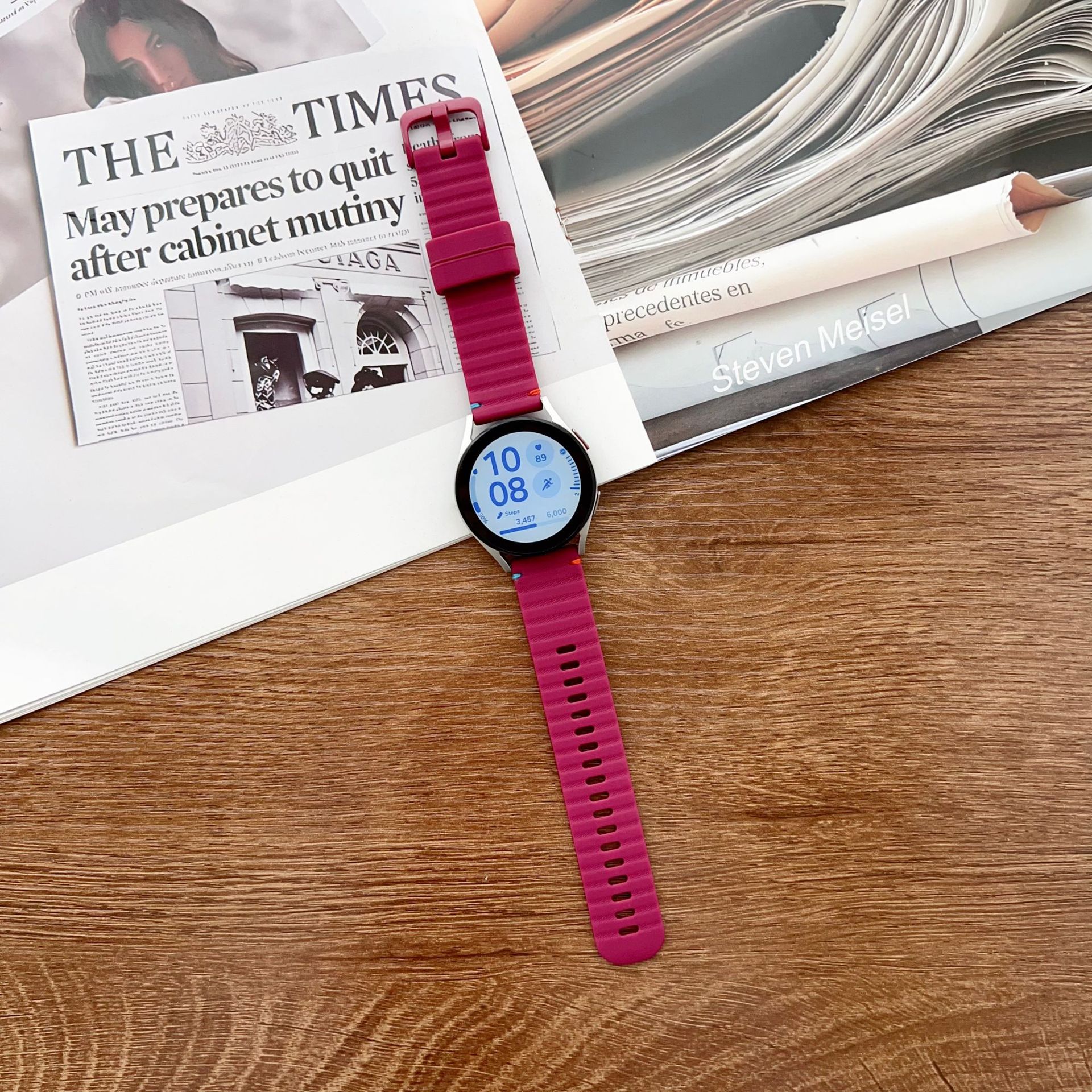 

Для годинника Huawei Gt4 Gt5 Ремінець Ремінець Ремінець Смужка Силіконовий Watch4Pro Спортивний Ремінець Для Чоловіків І Жінок applicable: huawei watch3pro new-48mm