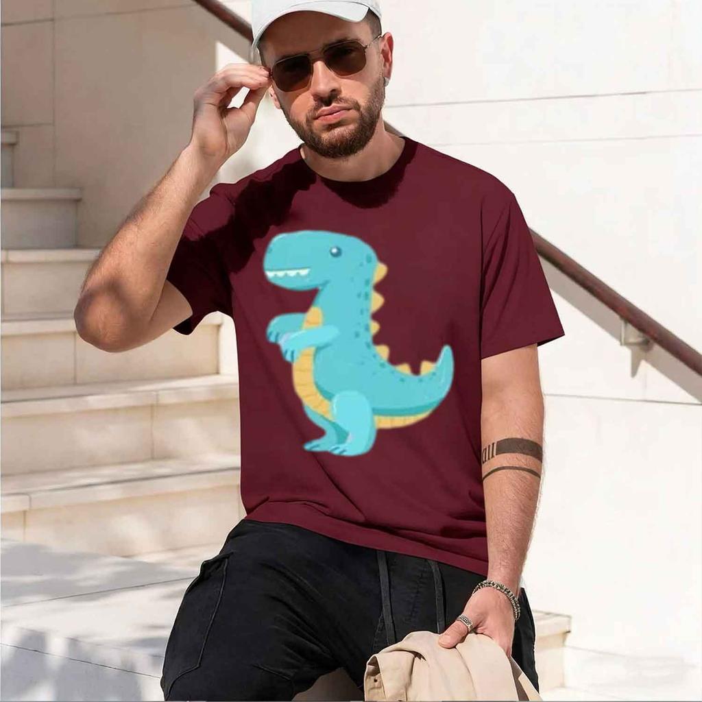 Vintage Dinosaur Cute Ing Gift For Couples Lovers Tshirts Wounisex Unisex Anniversary Retro Style Grh T Shirts Retro 2026 New Model M