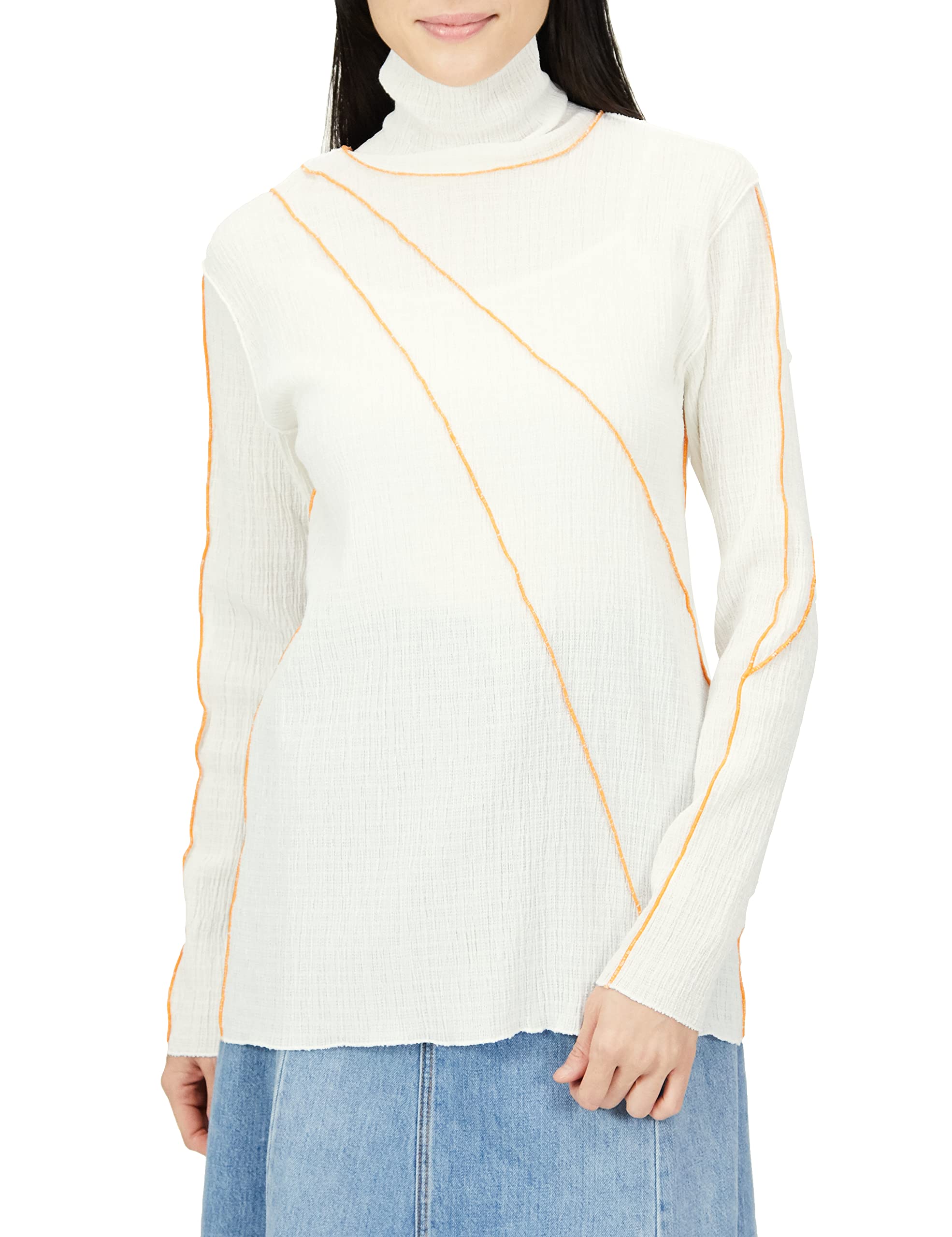 

FRAY Shirred Top FWCT224220 White F I.D. 2-Way Women s белый