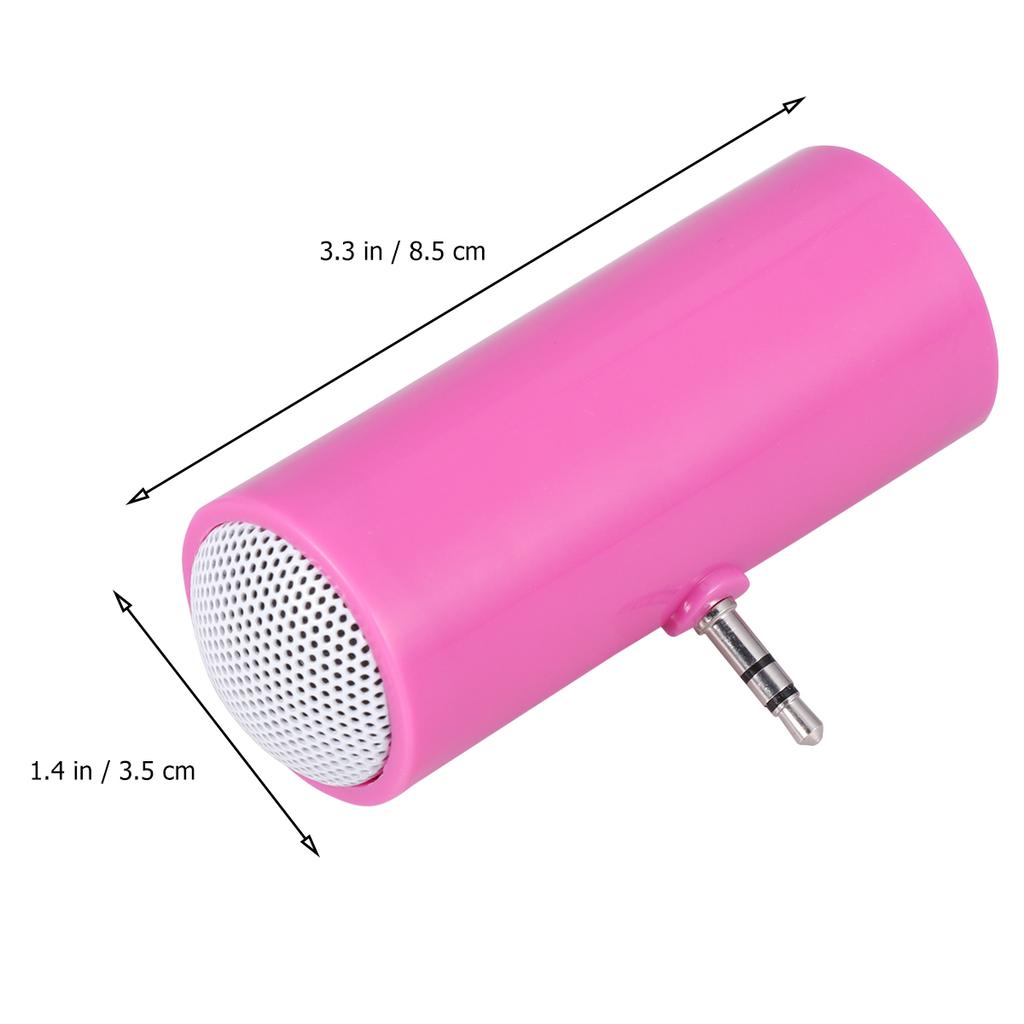 Mini Portable Speaker 35mm Jack for Phone Tablet Premium Material Lightweight Outdoor Mini Speaker
