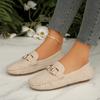 Fashion Women's Casual Slip on Mary Jane Shoes 2025 Spring Autumn New Fashion Round Toe Solid Soft Sole Flat Loafers Zapatos De Mujer