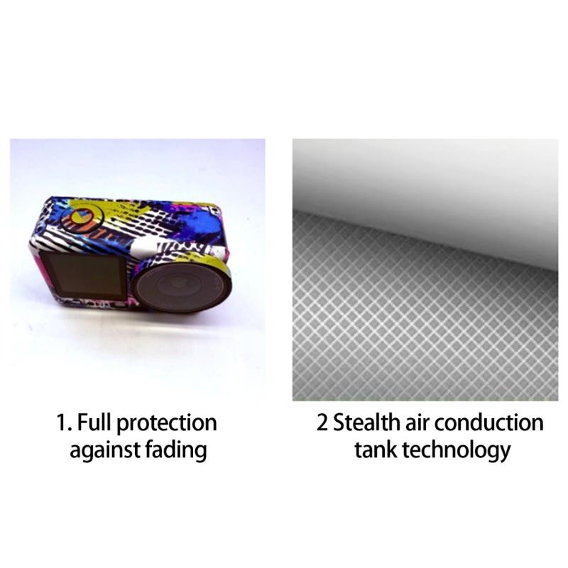 Protective Skin for Action 6 Camera Scratch Resistant Easy To Install Without Tools Creative Design Camera Sticker