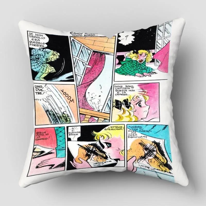 Candy Candy Kissenbezug Kissenbezug zum Anpassen Modernes Zuhause Dekokissenbezug für Wohnzimmer 45x45cm