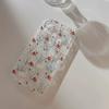 Cute Rabbit Grip Holder Phone Case For iPhone 16 15 14 13 12 11 Pro Max XR X XS 7 8 Plus Stand Floral Clear Soft Silicone Cover