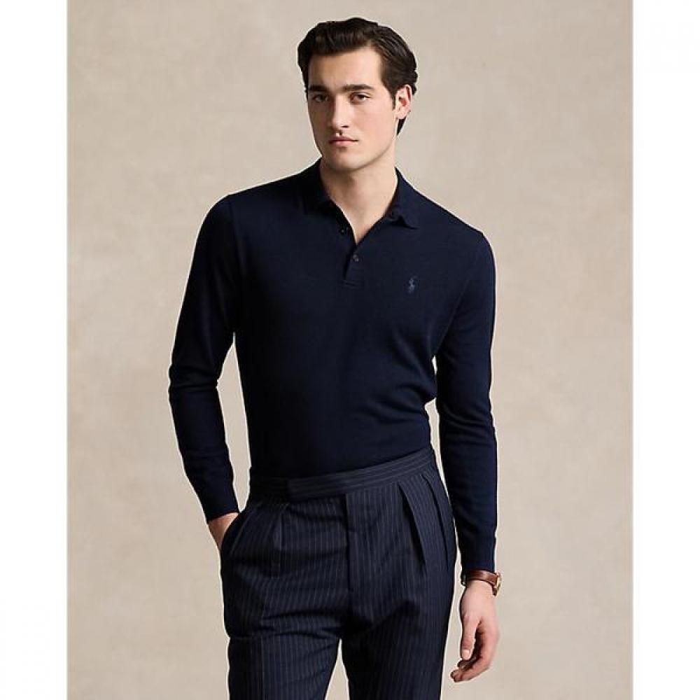 Polo Ralph Lauren Men S Wool Polo Collar Sweater mnpoSwe16821901400 XS