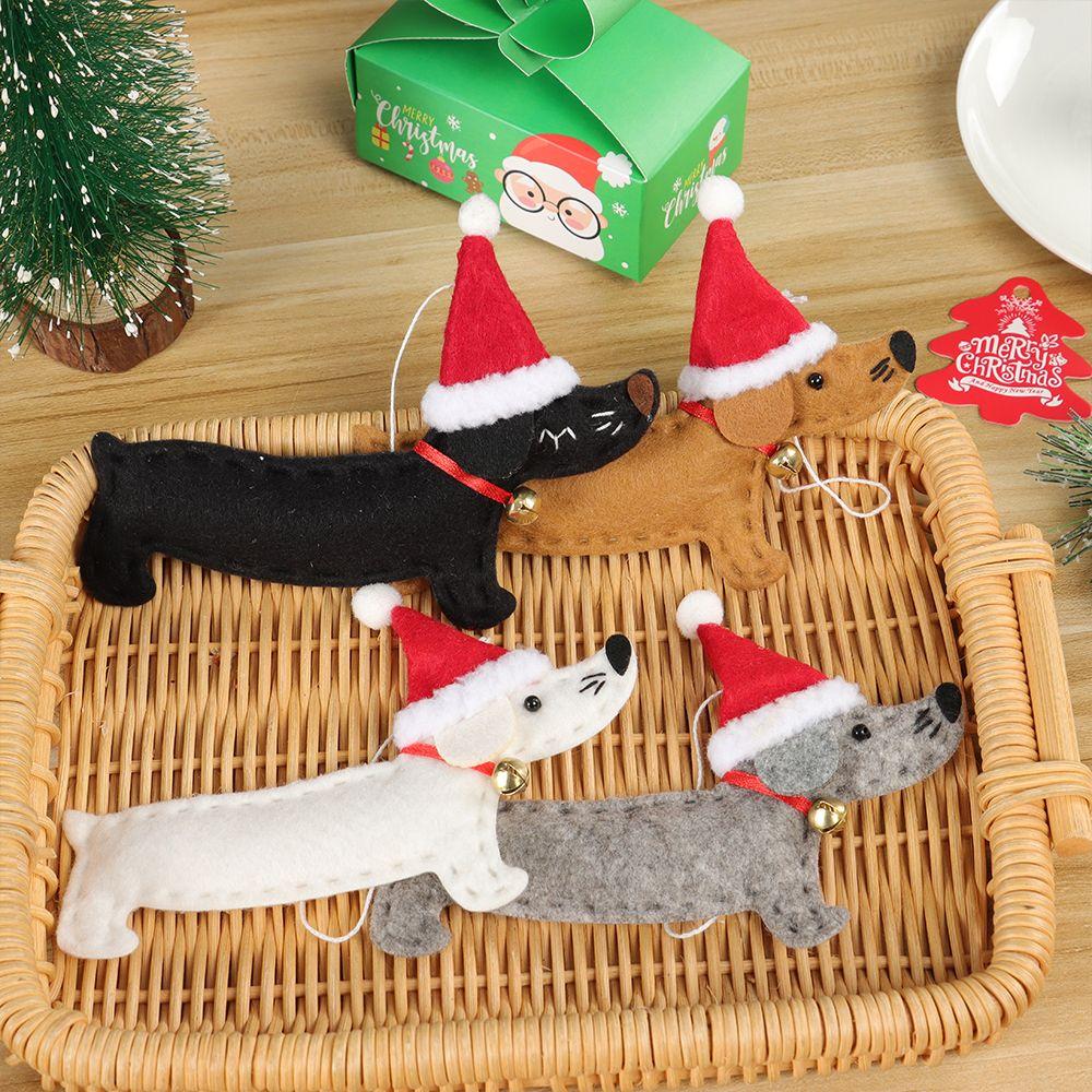 Gift Party Supplies Hang Decorations Ornaments Xmas Pendant Dachshund Dog Christmas Tree Accessories