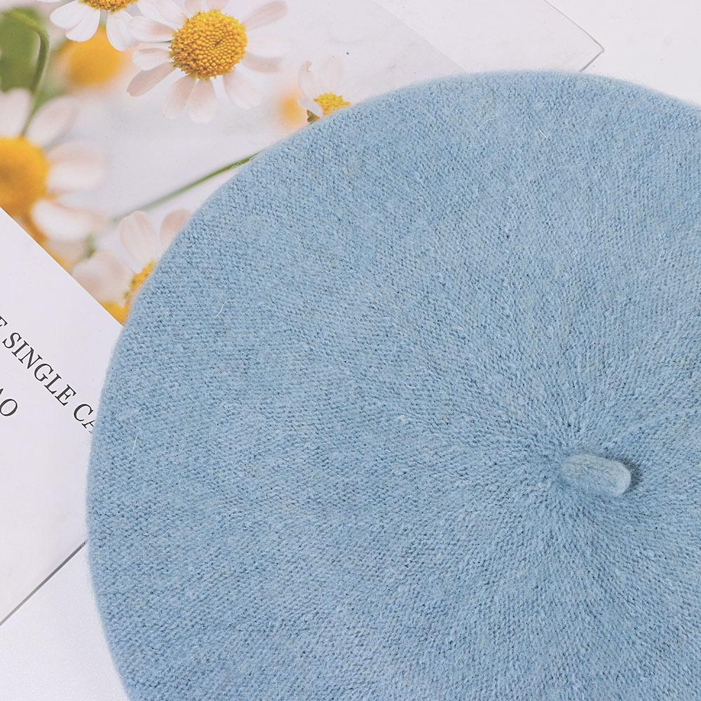 Wool Beret Hats For Women Flat Cap Hat Felt Berets Women Winter French Hat Girls Solid Color Fashion Autumn Winter Beret Hat