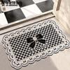 Bathroom Floor Mat Anti Slip Absorbent Dirt Resistant Easy To Maintain Foot Mat