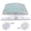 5 Pezzi Lima per Unghie 80/100/150/180/240 Grana Doppia Faccia Mezza Luna Carta Vetrata Lima per Unghie Rimuovi Cuticole Buffer Strumenti per Manicure