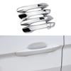 Silver Car Door Handle Trim Covers Door Cover Sticker for Kia Sportage QL 2016 2017 2018 2019 2020 Styling Accessories