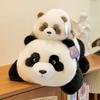 Entzückendes Plüsch-Pandakissen Realistisches Stofftier Spielzeug Weiches Kuscheltier Geschenk für Kinder