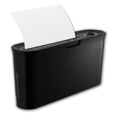 Asmix Asuka Cross-Cut Shredder B08BK Black, 10 Minutes, A4, Up To 3 Sheets, Desktop, Compact, Slim