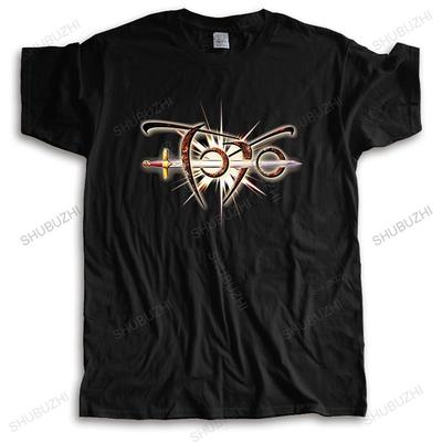 Mens Luxury Brand Clothing Cotton T Shirt Summer Black Tees Top TOTO Rock Band Legend Homme Black Streetwear Casual Cool T-shirt