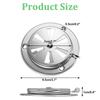 Heat Resistant Air Vent Grille Adjustable Stove Air Vent BBQ Grill Smoker  Ducting Ventilation