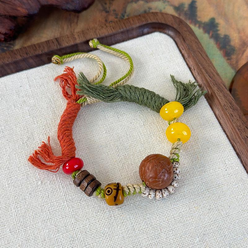 

Новый китайский цветной браслет ручной работы, женские новые украшения, национальный ветер, страна приливов, ручная веревка