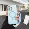 Applicable to Apple 11promax mobile phone case 11promax anti-drop Apple 11 magnetic suction 11 hand rope 11 skin feel matte