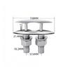 Concealed Cleat Mirror-Polished Hardware Heavy Duty for Boats, Docks