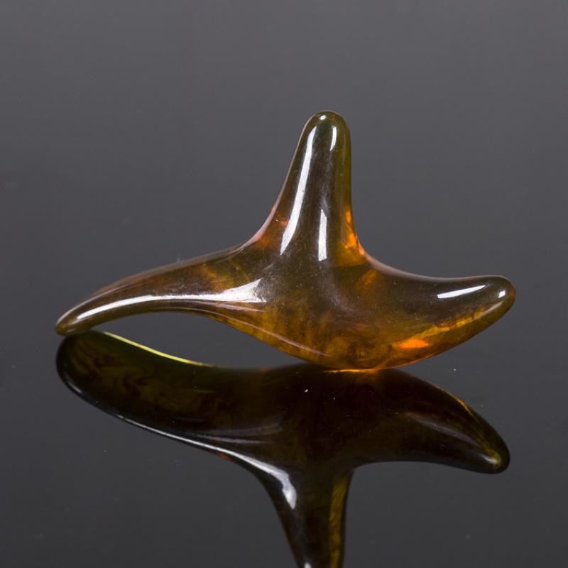 Triangle Amber Foot Feet Massager Massage Acupuncture Shiatsu Gua Sha Tool