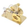 Stirling Engine Motor Model Colorful LED Educational Electricity Power Generator Toy for Kids Adults Gold