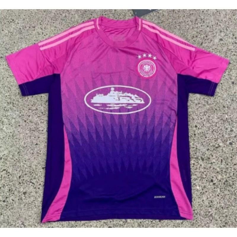 Maglia da Calcio Signature Stussy Retro Brasile Argentina Portogallo Maglia da Allenamento Calcio Uomo Donna Manica Corta