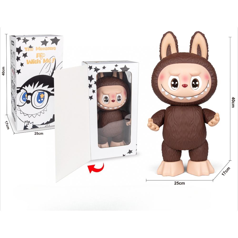 Extra-large 38CM pull-small cloth rubber doll figurine model trendy toy for living room desktop decoration