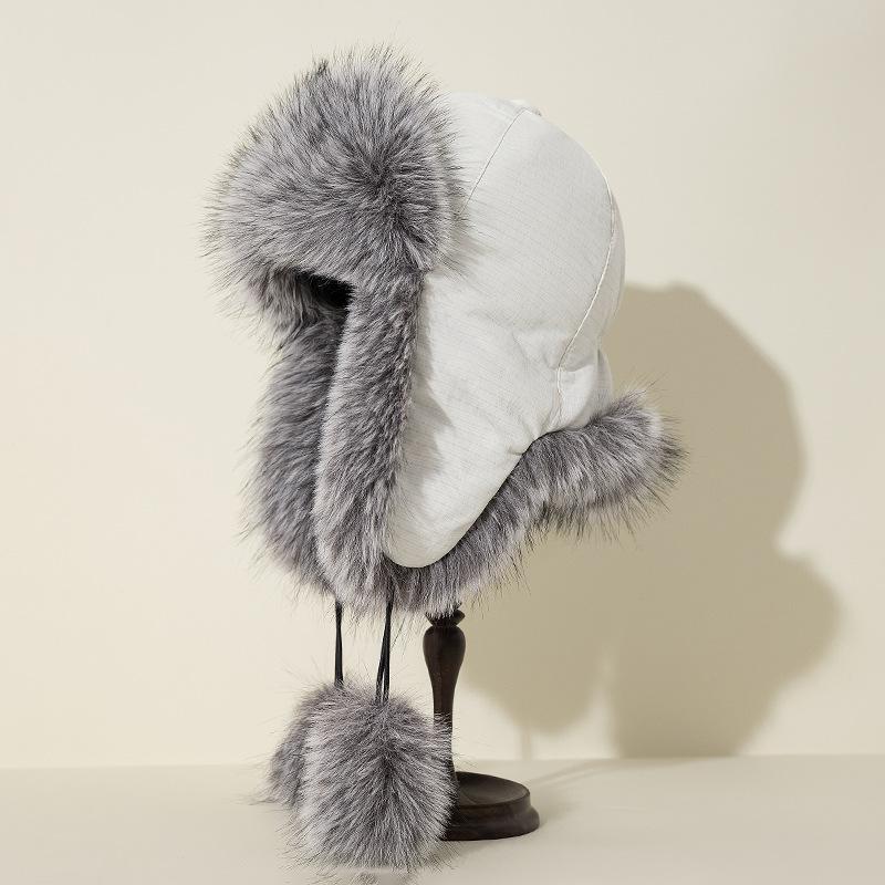 

Милая плюшевая шапка в виде щенка, женская зимняя велосипедная теплая утолщенная защитная шапка для защиты ушей, мультяшная шапка Lei Feng One Size белый