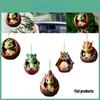 New Cross-border Cartoon Dragon Egg Car Hanging Decoration Festive Home Dcor And Gift Acrylic/organic Glass Material Cartoon Style Various Colors