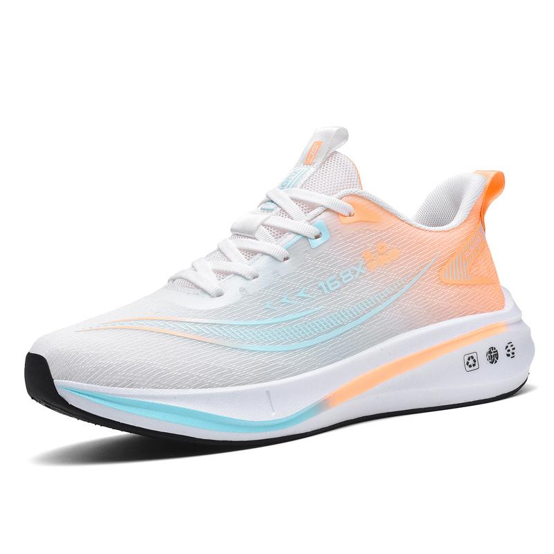 Running Shoes Men Carbon Plate Lightweight Mesh Breathable Anti-slip Mesh Casual Shoes Men Soft Lace-up Sports Shoes Men