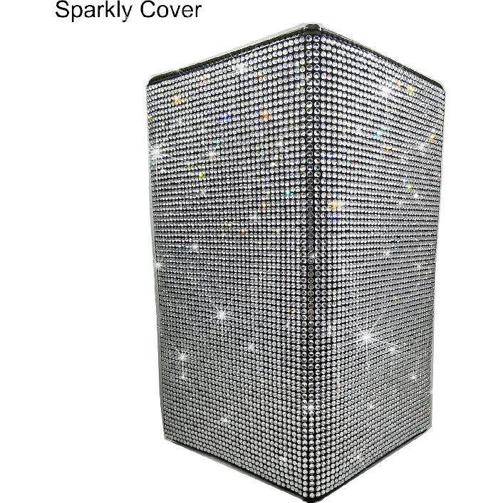 Bling Rhinestone Artificial Diamond Car Registration and Insurance Document Holder, Glitter Car Essentials Glove Box Organizer Compartment Bling