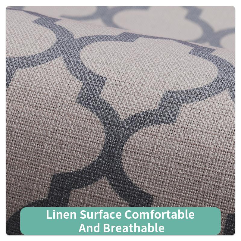 Kitchen Floor Mat, Water-Absorbing Oil-Absorbing Long Strip, Oil-Resistant And Dirt-Resistant Carpet, Non-Slip Mat, Waterproof Pad, Imitation Linen