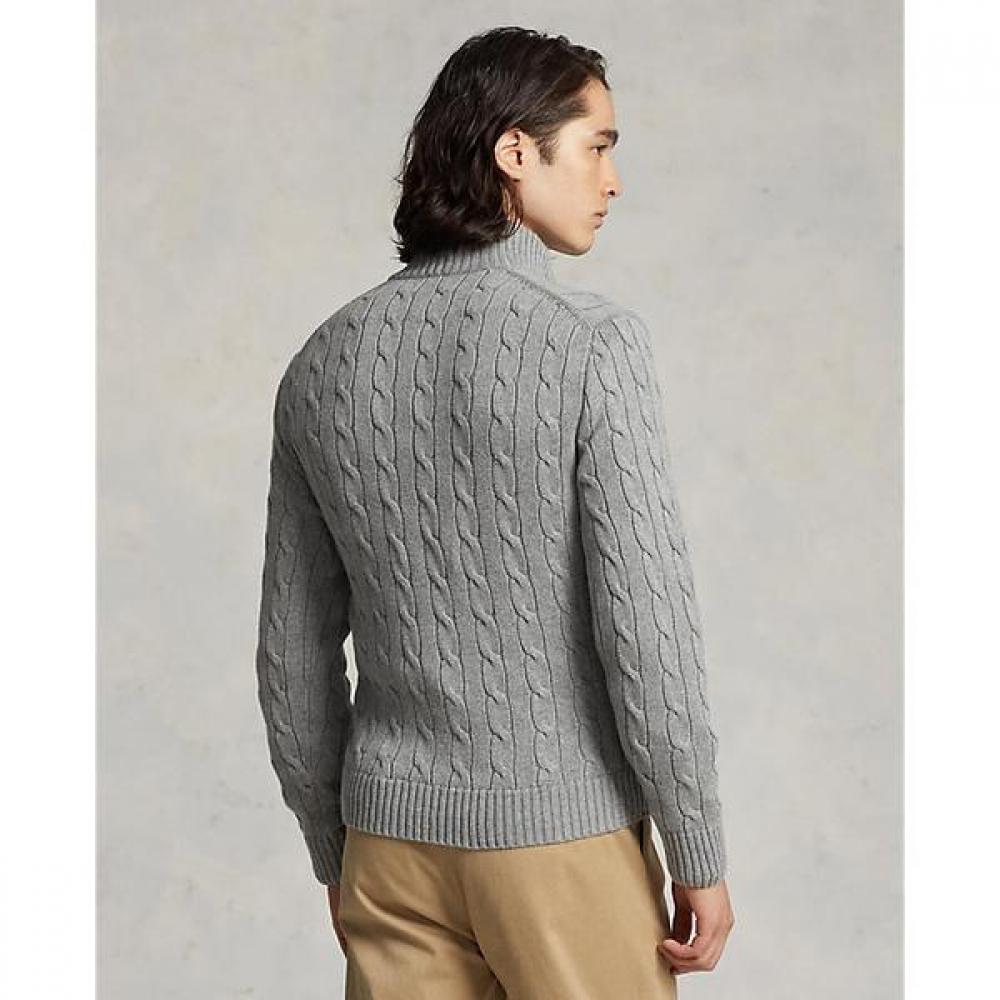 Polo Ralph Lauren Men S Cable Knit Cotton Zip Sweater mnpoSwe16821362020