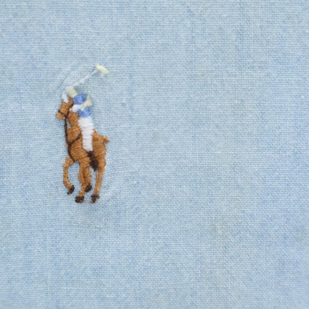 POLO COUNTRY 80er 90er Jahre Altes Langarm Baumwollhemd M Ralph Lauren Herren Gebraucht