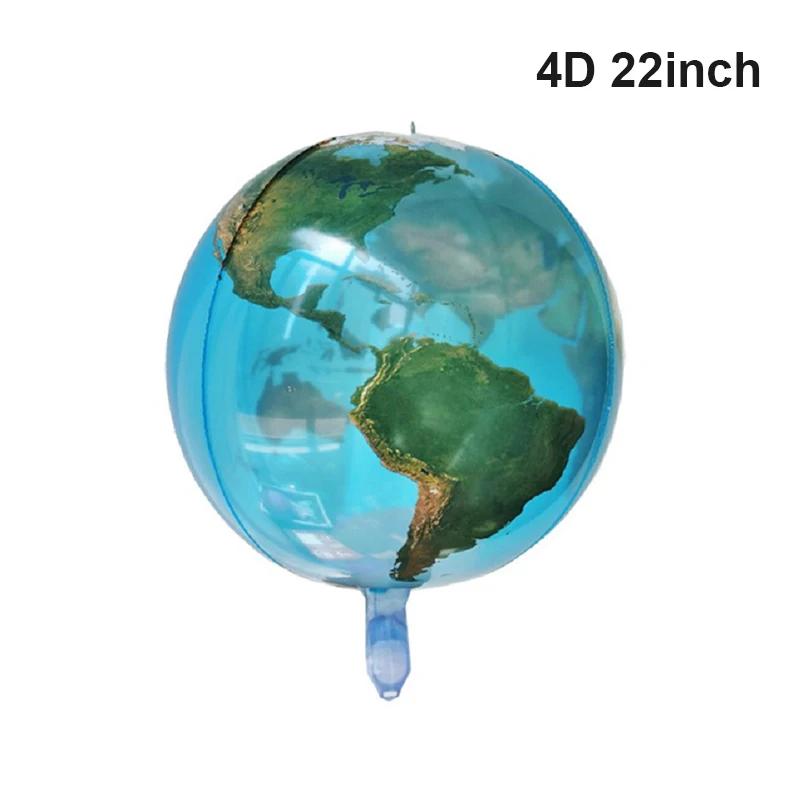 Solar System Outer Space Birthday 22in Planets Stand Astronaut Rocket Earth Balloons for Kids Starry Galaxy Party Decor Supplies