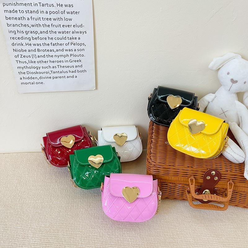 Kinder Taschen Neue Liebe Einfarbig Dopamin Mini Niedlich Süß Kawaii Umhängetaschen Modisch Vielseitig Mädchen Crossbody Taschen