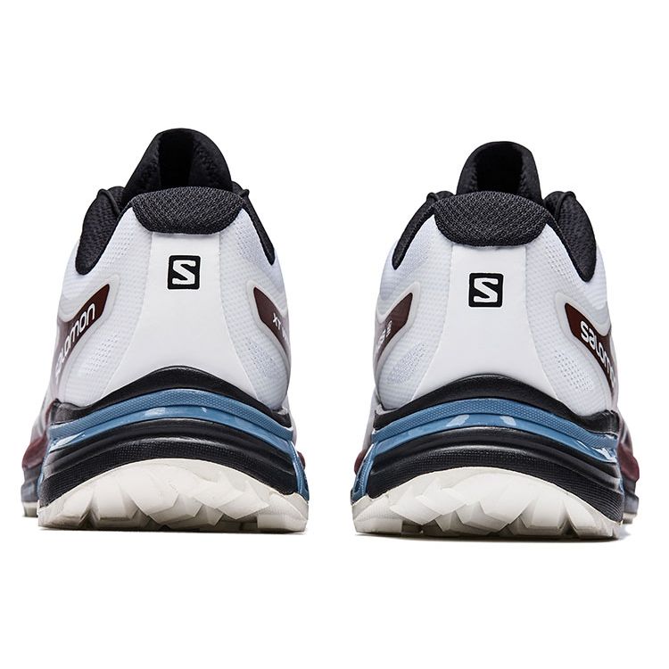 SALOMON XT-Wings 2 Lace-Up PU Mesh Fabric Shock Absorbing Non-Slip Wear-Resistant Low-Top Casual Running Shoes Unisex Sneaker White 413138