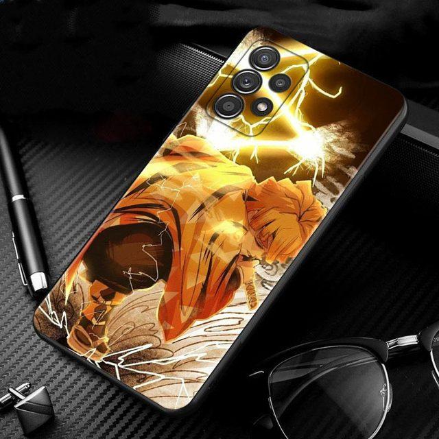 Husa Anime Demon Slayer Kimetsu pentru Samsung Galaxy A51 A71 A01 A11 A21 A21s A31 A41 A72 A52 A42 A32 A22 A12 A02 A02s F42 Shell