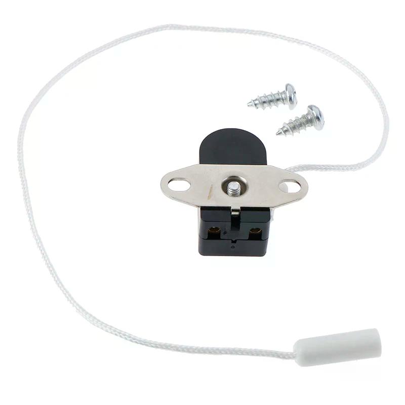 Hot Sale Plastic Pull Cord Switch For Wall Lamp Bedside Lamp Open Single Pull Control Rope Switch