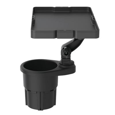 Tsuchiya Yac ZE-68 Car Supplies, Drink Intray, Tray, Table, Black, 7.1 X 8.3 X